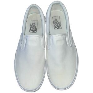 Vans True White Classic Slip-On Shoe W-10/M-8.5